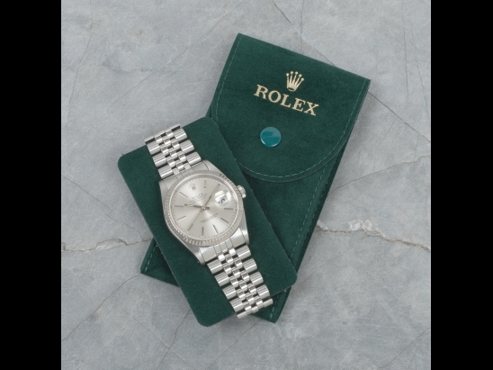 Rolex Datejust 36 Argento Jubilee Silver Lining Dial 16234